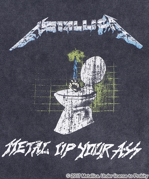 METALLICA(メタリカ)の「∴WEGO/METALLICAラウンドTシャツ(Tシャツ/カットソー・メンズ・ブラック系その他/ブラック・LARGE/MEDIUM)」の4枚目の写真
