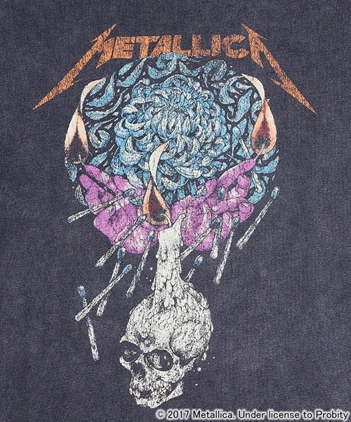 METALLICA(メタリカ)の「∴WEGO/METALLICAラウンドTシャツ(Tシャツ/カットソー・メンズ・ブラック系その他/ブラック・LARGE/MEDIUM)」の5枚目の写真