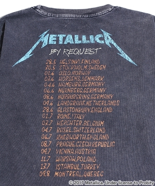 METALLICA(メタリカ)の「∴WEGO/METALLICAラウンドTシャツ(Tシャツ/カットソー・メンズ・ブラック系その他/ブラック・LARGE/MEDIUM)」の7枚目の写真