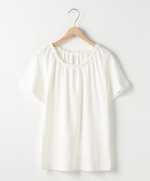 coen | スラブギャザーネックTシャツ(Tシャツ/カットソー)