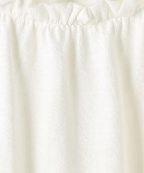 coen（コーエン）の「スラブギャザーネックTシャツ（Tシャツ/カットソー・レディース・ホワイト/イエロー/ライム/ネイビー・LARGE/MEDIUM）」の11枚目の写真