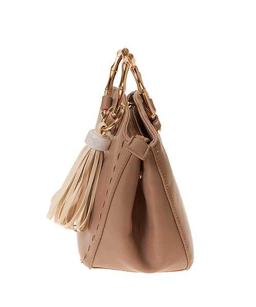 fifth（フィフス）の「リングハンドルタッセルチャームバッグ（ハンドバッグ・レディース・ブラック/モカ/サックスブルー/ホワイト/キャメル・FREE）」の7枚目の写真
