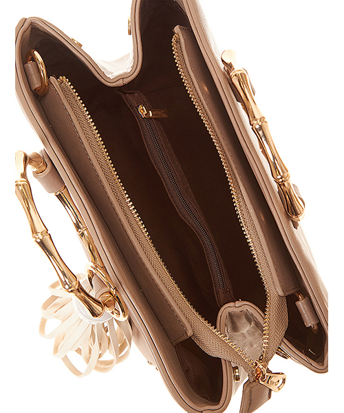 fifth（フィフス）の「リングハンドルタッセルチャームバッグ（ハンドバッグ・レディース・ブラック/モカ/サックスブルー/ホワイト/キャメル・FREE）」の11枚目の写真