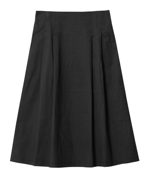 Pierrot（ピエロ）の「フロントタックスカート（スカート・レディース・ピンク/ブルー/ブラック/カーキ/ベージュ・M/L）」の2枚目の写真