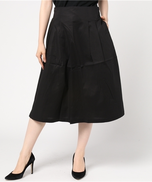 Pierrot（ピエロ）の「フロントタックスカート（スカート・レディース・ピンク/ブルー/ブラック/カーキ/ベージュ・M/L）」の14枚目の写真