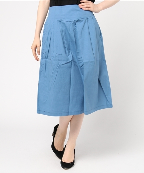 Pierrot（ピエロ）の「フロントタックスカート（スカート・レディース・ピンク/ブルー/ブラック/カーキ/ベージュ・M/L）」の17枚目の写真