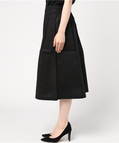 Pierrot（ピエロ）の「フロントタックスカート（スカート・レディース・ピンク/ブルー/ブラック/カーキ/ベージュ・M/L）」の7枚目の写真