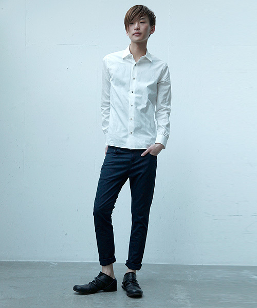 MIDWEST（ミッドウエスト）の「DIET BUTCHER SLIM SKIN×MIDWEST　別注ルーズフィットパンツ（その他パンツ・メンズ・ベージュ/ネイビー・1/2）」の9枚目の写真