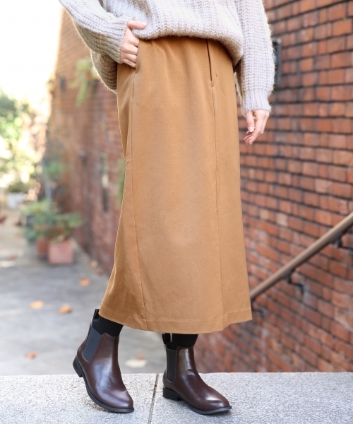 GLOBAL WORK（グローバルワーク）の「TRタイトスカート/776097（スカート・レディース・ベージュ/ブラック/カーキ・MEDIUM/LARGE）」の3枚目の写真