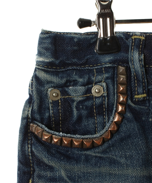 JOEY HYSTERIC(ジョーイヒステリック)の「EC加工デニム スリムストレートPT(デニムパンツ・キッズ・インディゴブルー・SMALL/MEDIUM)」の3枚目の写真