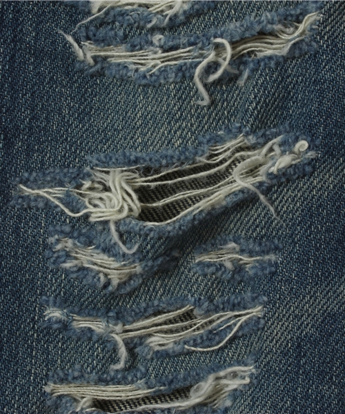 JOEY HYSTERIC(ジョーイヒステリック)の「EC加工デニム スリムストレートPT(デニムパンツ・キッズ・インディゴブルー・SMALL/MEDIUM)」の5枚目の写真