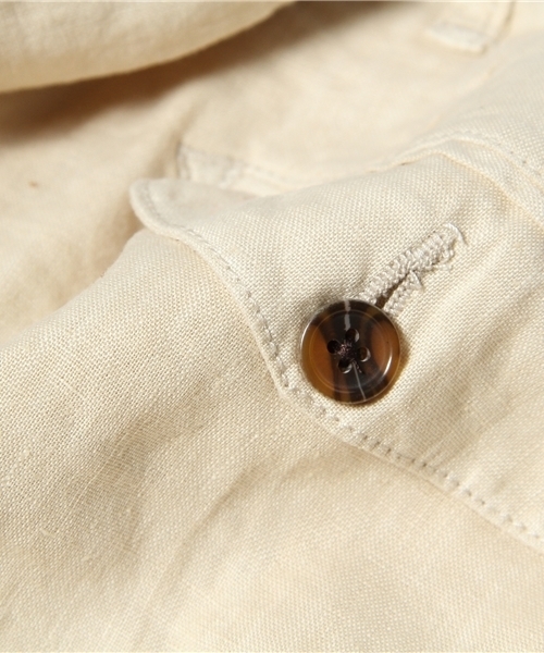 CIAOPANIC（チャオパニック）の「【Ciaopanic】　フレンチリネンサルエルショーツ（その他パンツ・メンズ・ネイビー/グリーン/キャメル/オレンジ/アイボリー・SMALL/MEDIUM/LARGE）」の9枚目の写真