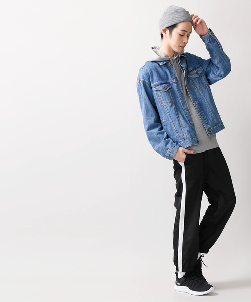 WEGO（ウィゴー）の「WEGO/ビッグシルエットデニムGジャン（デニム