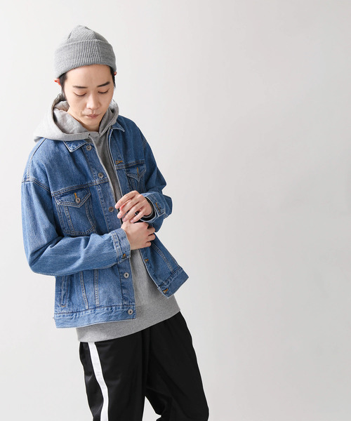 WEGO（ウィゴー）の「WEGO/ビッグシルエットデニムGジャン（デニム