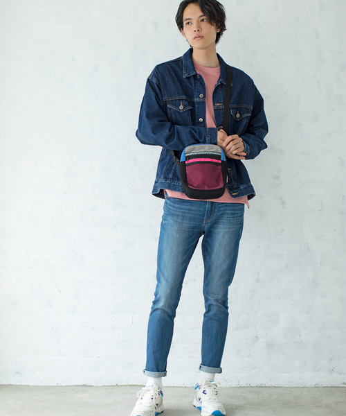 WEGO（ウィゴー）の「WEGO/ビッグシルエットデニムGジャン（デニムジャケット・メンズ・ダークインディゴブルー/ライトインディゴブルー・LARGE/MEDIUM）」の18枚目の写真