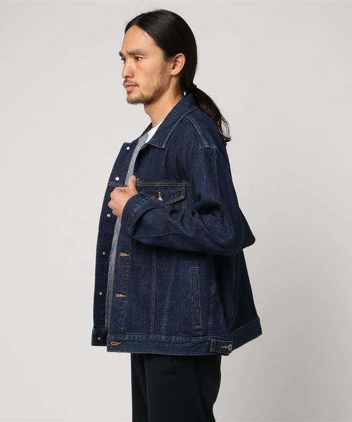 WEGO（ウィゴー）の「WEGO/ビッグシルエットデニムGジャン（デニム