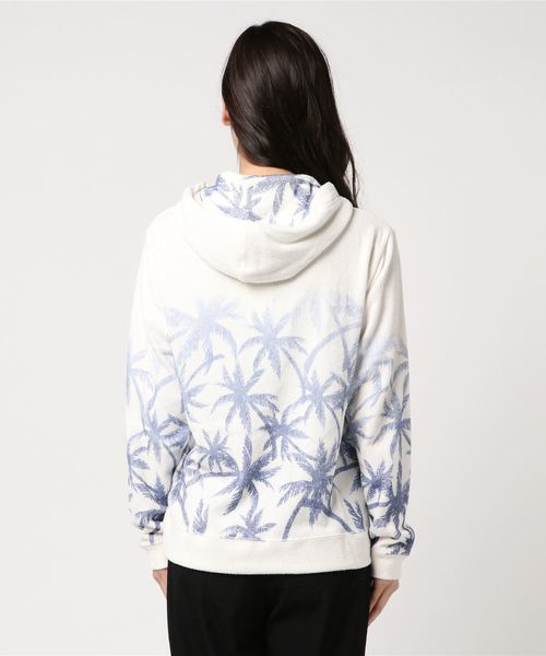 BILLABONG(ビラボン)の「BILLABONG レディース セットアップトップス / 総柄フルうジップパーカー(スウェット・レディース・ネイビー/ホワイト/ピンク・LARGE/MEDIUM)」の5枚目の写真