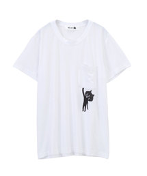 にゃー | ぶらさがりにゃーポケＴ(Tシャツ/カットソー)