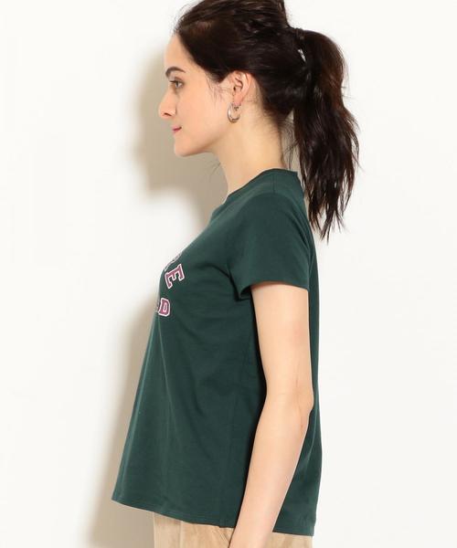 green label relaxing（グリーンレーベルリラクシング）の「SC テンジク プリント Tシャツ（Tシャツ/カットソー・レディース・ケリー/パープル/ホワイト/ブラウン/オフホワイト/グレー・FREE）」の10枚目の写真