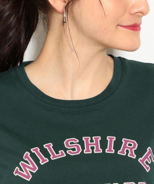 green label relaxing（グリーンレーベルリラクシング）の「SC テンジク プリント Tシャツ（Tシャツ/カットソー・レディース・ケリー/パープル/ホワイト/ブラウン/オフホワイト/グレー・FREE）」の8枚目の写真