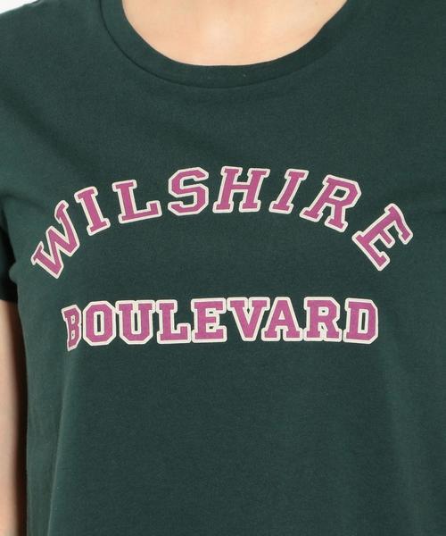 green label relaxing（グリーンレーベルリラクシング）の「SC テンジク プリント Tシャツ（Tシャツ/カットソー・レディース・ケリー/パープル/ホワイト/ブラウン/オフホワイト/グレー・FREE）」の22枚目の写真