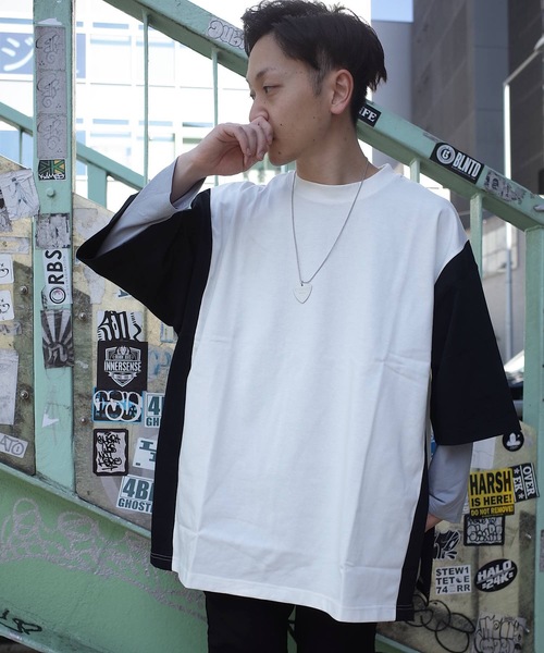 rovtski(ロフトスキー)の「rovtski PABLO JERZYMONO MIX PATCH T(Tシャツ/カットソー・メンズ・ホワイト系その他/ホワイト系その他2/ホワイト系その他3/ホワイト系その他4・FREE)」の4枚目の写真