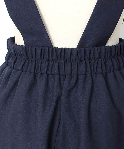 Pierrot（ピエロ）の「ワイドコンビネゾン（サロペット/オーバーオール・レディース・ブラック/イエロー系その他/ネイビー・M）」の15枚目の写真