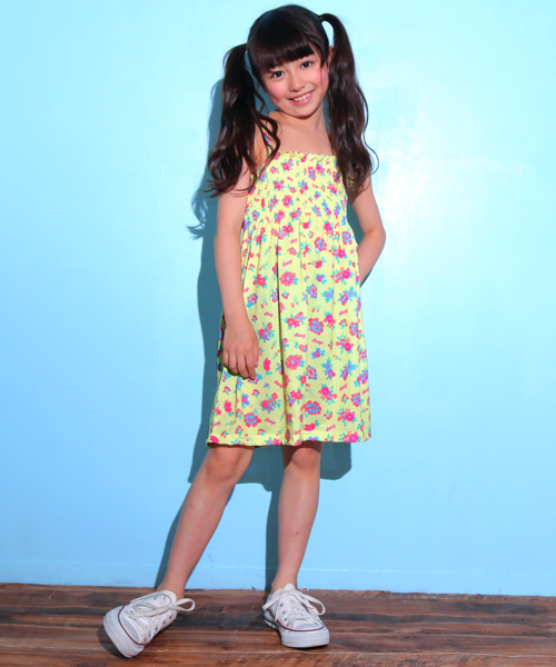 セール 花柄シャーリングワンピース ワンピース Anap Kids アナップキッズ のファッション通販 Zozotown