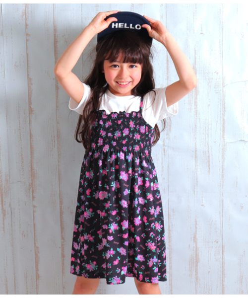 セール 花柄シャーリングワンピース ワンピース Anap Kids アナップキッズ のファッション通販 Zozotown