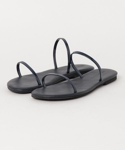 KOBE LETTUCE（コウベレタス）の「ループベルトor親指リング選べる2タイプフラットサンダル/レディース／シューズ[I1574]神戸レタス（サンダル・レディース・ベージュ系その他/ピンク系その他/ブルー系その他/ブラック系その他/シルバー系その他/ベージュ/ピンク/ネイビー/ブラック/シルバー・L/LL/M/S）」の22枚目の写真