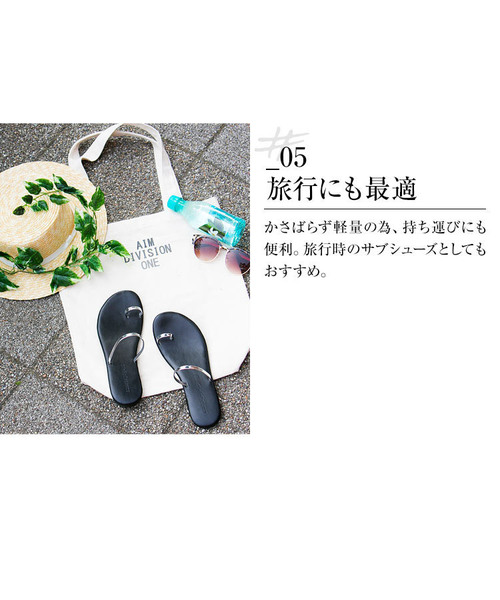2点10-20%off 親指リングサンダル　リボンサンダル　クリスタルサンダル ループベルトor親指リング選べる2タイプフラットサンダル