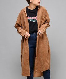 Ciaopanic チャオパニック の コーデュロイシャツワンピース シャツガウン シャツワンピース Wear