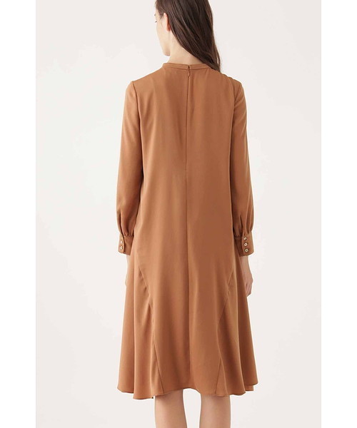 JILL STUART（ジルスチュアート）の「◆ロイススタンドカラーワンピース（ワンピース・レディース・ネイビー/オレンジ・2/4）」の3枚目の写真