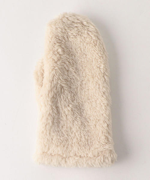 coen（コーエン）の「フリースミトン（グローブ/手袋）（手袋・レディース・ブラック/ダークグリーン/オフホワイト/パープル/イエロー・FREE）」の6枚目の写真