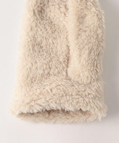 coen（コーエン）の「フリースミトン（グローブ/手袋）（手袋・レディース・ブラック/ダークグリーン/オフホワイト/パープル/イエロー・FREE）」の9枚目の写真