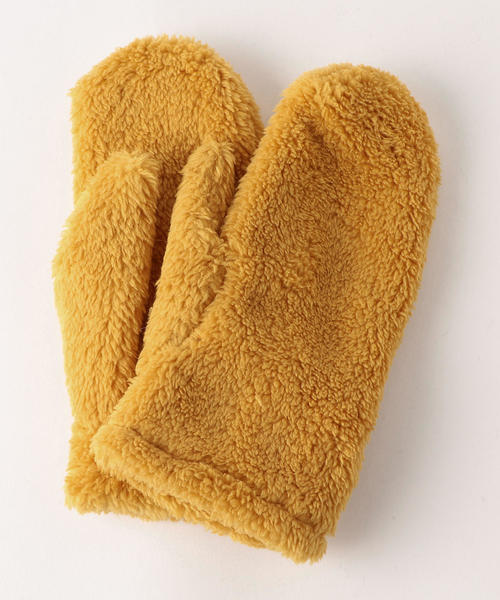 coen（コーエン）の「フリースミトン（グローブ/手袋）（手袋・レディース・ブラック/ダークグリーン/オフホワイト/パープル/イエロー・FREE）」の12枚目の写真