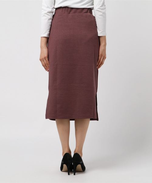 KOBE LETTUCE（コウベレタス）の「ミディ丈リブタイトスカート＊レディース/セットアップ/ボトムス[M3515]神戸レタス（スカート・レディース・ブラック/グレー/ピンク系その他・FREE）」の6枚目の写真