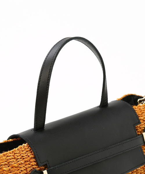 TOPKAPI（トプカピ）の「レザーフラップアバカ2way・カゴバッグ（かご  