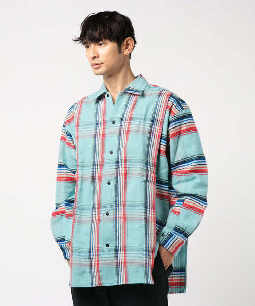 N.HOOLYWOOD SPRING & SUMMER 2019 COLLECTION LINE LAYERD SHIRT (ORIGINAL CHECK) N.HOOLYWOOD SPRING & SUMMER 2019 COLLECTION LINE LAYERD SHIRT (ORIGINAL CHECK)