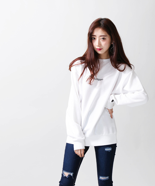 Kappa(カッパ)の「∴WEGO/Kappa別注ワンポイントロゴプルオーバー(スウェット・メンズ・ホワイト/ブラック・MEDIUM/LARGE)」の7枚目の写真