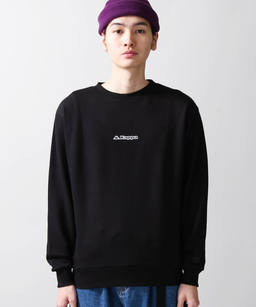 Kappa(カッパ)の「∴WEGO/Kappa別注ワンポイントロゴプルオーバー(スウェット・メンズ・ホワイト/ブラック・MEDIUM/LARGE)」の6枚目の写真