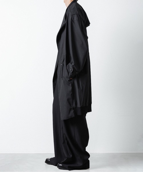 ato（アトウ）の「PINSTRIPE DOUBLE ZIP BLOUSON（モッズコート・メンズ・ブラック・44/46/48）」の17枚目の写真