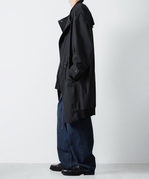 PINSTRIPE DOUBLE ZIP BLOUSON（モッズコート）｜ato（アトウ）の