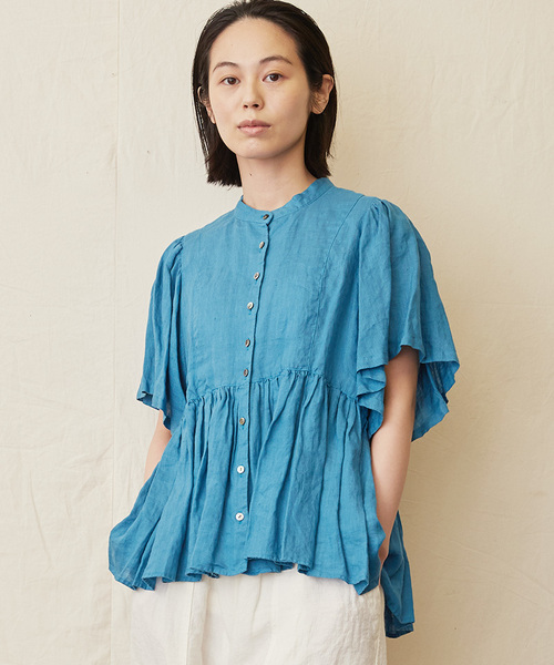 入荷now 安全 セール】ruffled blouse／ラッフルドブラウス（シャツ/ブラウス トップス