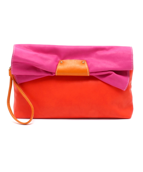 mystic（ミスティック）の「CASSELINI（クラッチバッグ・レディース・ローズ/イエロー/ピンク・ﾌﾘ-）」の3枚目の写真