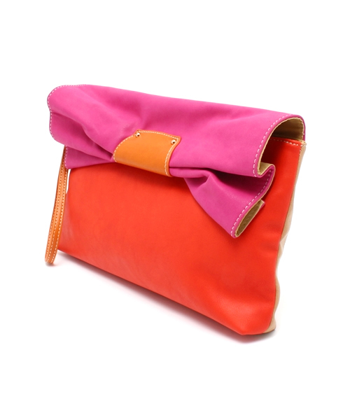 mystic（ミスティック）の「CASSELINI（クラッチバッグ・レディース・ローズ/イエロー/ピンク・ﾌﾘ-）」の5枚目の写真