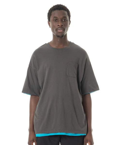 Sandinista(サンディニスタ)の「Easy Fit Reversible Solid Tee / イージーフィットリバーシブルTシャツ(Tシャツ/カットソー・メンズ・チャコールグレー/ブラック/ネイビー・SMALL/MEDIUM/LARGE)」の1枚目の写真