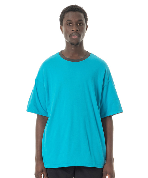 Sandinista(サンディニスタ)の「Easy Fit Reversible Solid Tee / イージーフィットリバーシブルTシャツ(Tシャツ/カットソー・メンズ・チャコールグレー/ブラック/ネイビー・SMALL/MEDIUM/LARGE)」の7枚目の写真