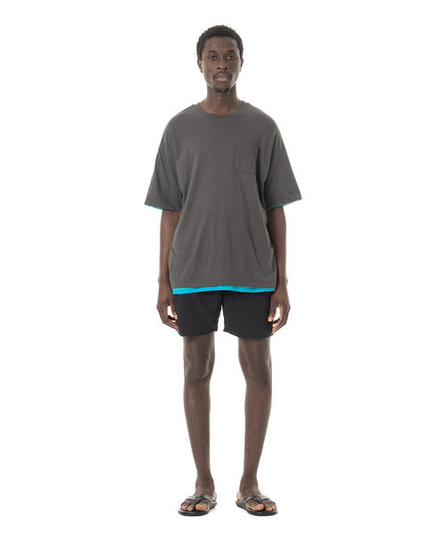 Sandinista(サンディニスタ)の「Easy Fit Reversible Solid Tee / イージーフィットリバーシブルTシャツ(Tシャツ/カットソー・メンズ・チャコールグレー/ブラック/ネイビー・SMALL/MEDIUM/LARGE)」の11枚目の写真