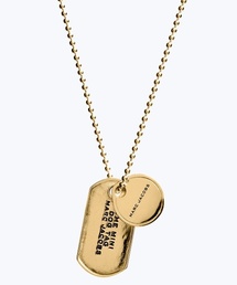 MARC JACOBS | THE MINI DOG TAG/コレクテッド ザ ミニ ドッグ タグ ネックレス(ネックレス)
